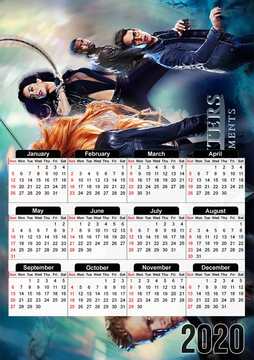  Mortal instruments Shadow hunters for A3 Photo Calendar 30x43cm