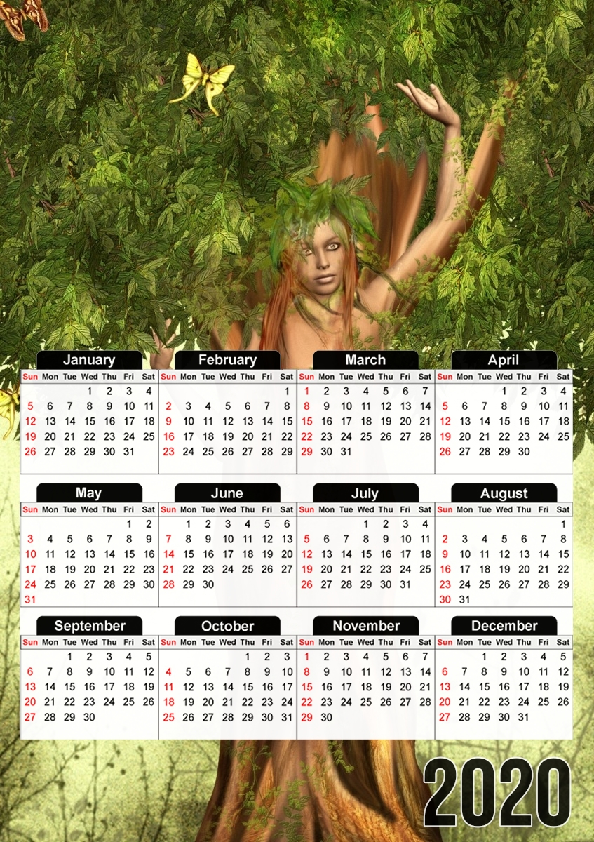  Mother Earth Mana for A3 Photo Calendar 30x43cm