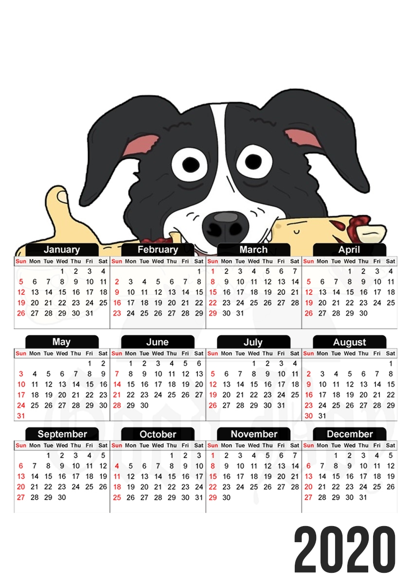  mr pickles good boy for A3 Photo Calendar 30x43cm