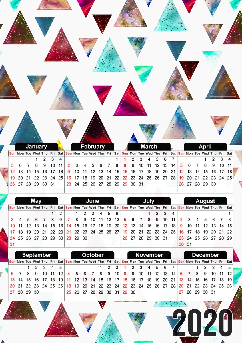  Multicolor Trianspace  for A3 Photo Calendar 30x43cm