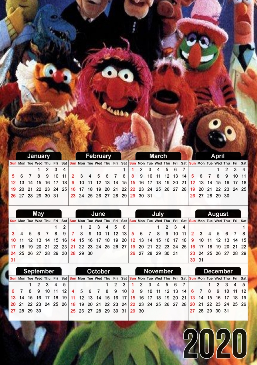  muppet show fan for A3 Photo Calendar 30x43cm