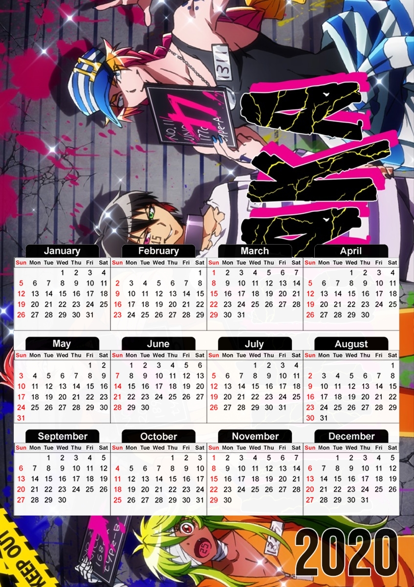  Nanbaka for A3 Photo Calendar 30x43cm