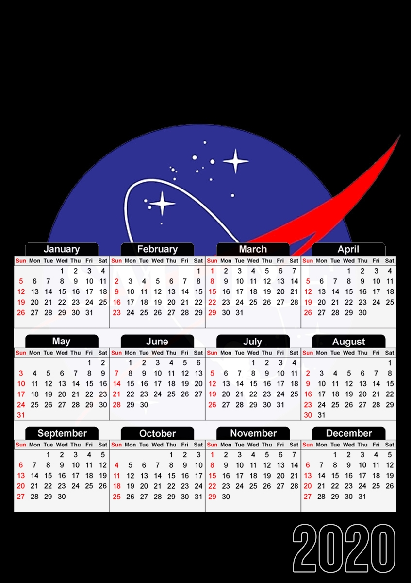  Nasa Joke Smurf for A3 Photo Calendar 30x43cm