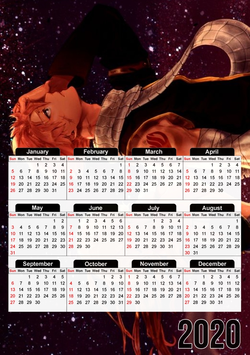  natsu dragneel x lucy heartfilia for A3 Photo Calendar 30x43cm