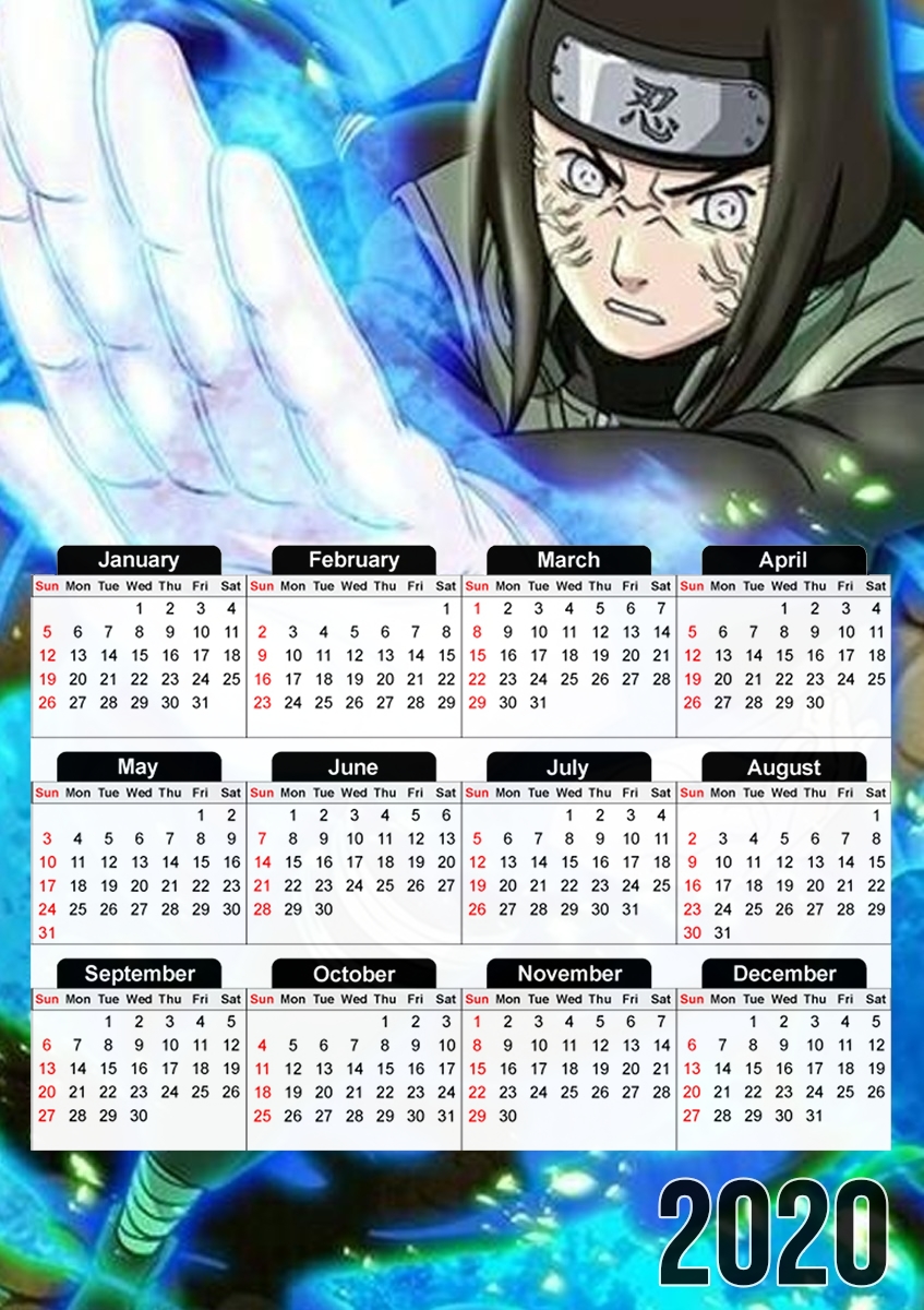  Neji Hyuga for A3 Photo Calendar 30x43cm