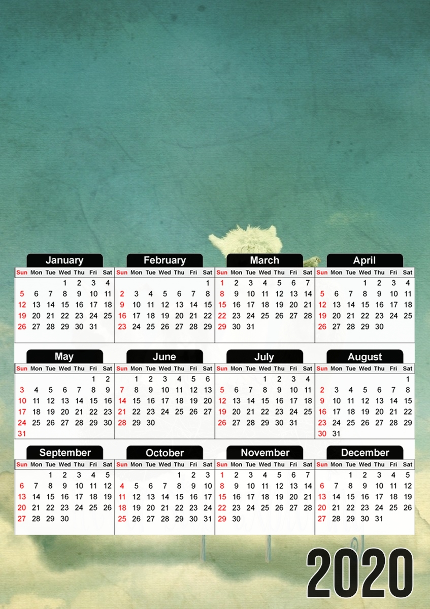  NEVER STOP EXPLORING for A3 Photo Calendar 30x43cm