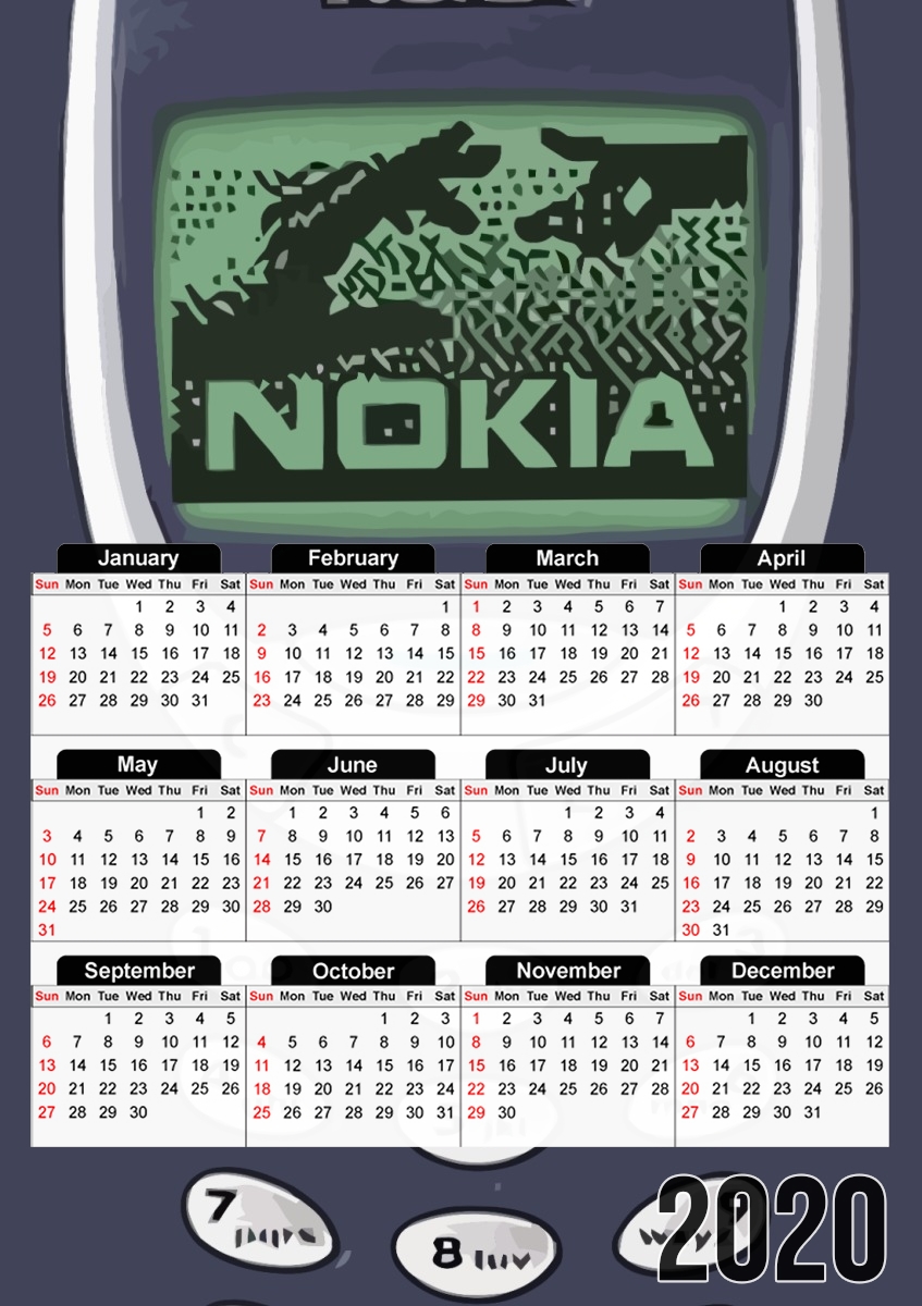  Nokia Retro for A3 Photo Calendar 30x43cm