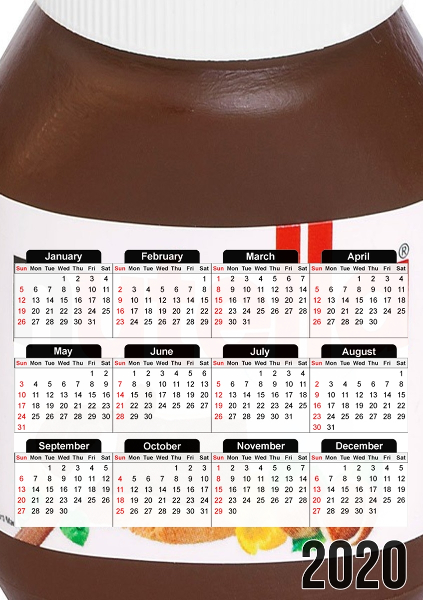  Nutella for A3 Photo Calendar 30x43cm