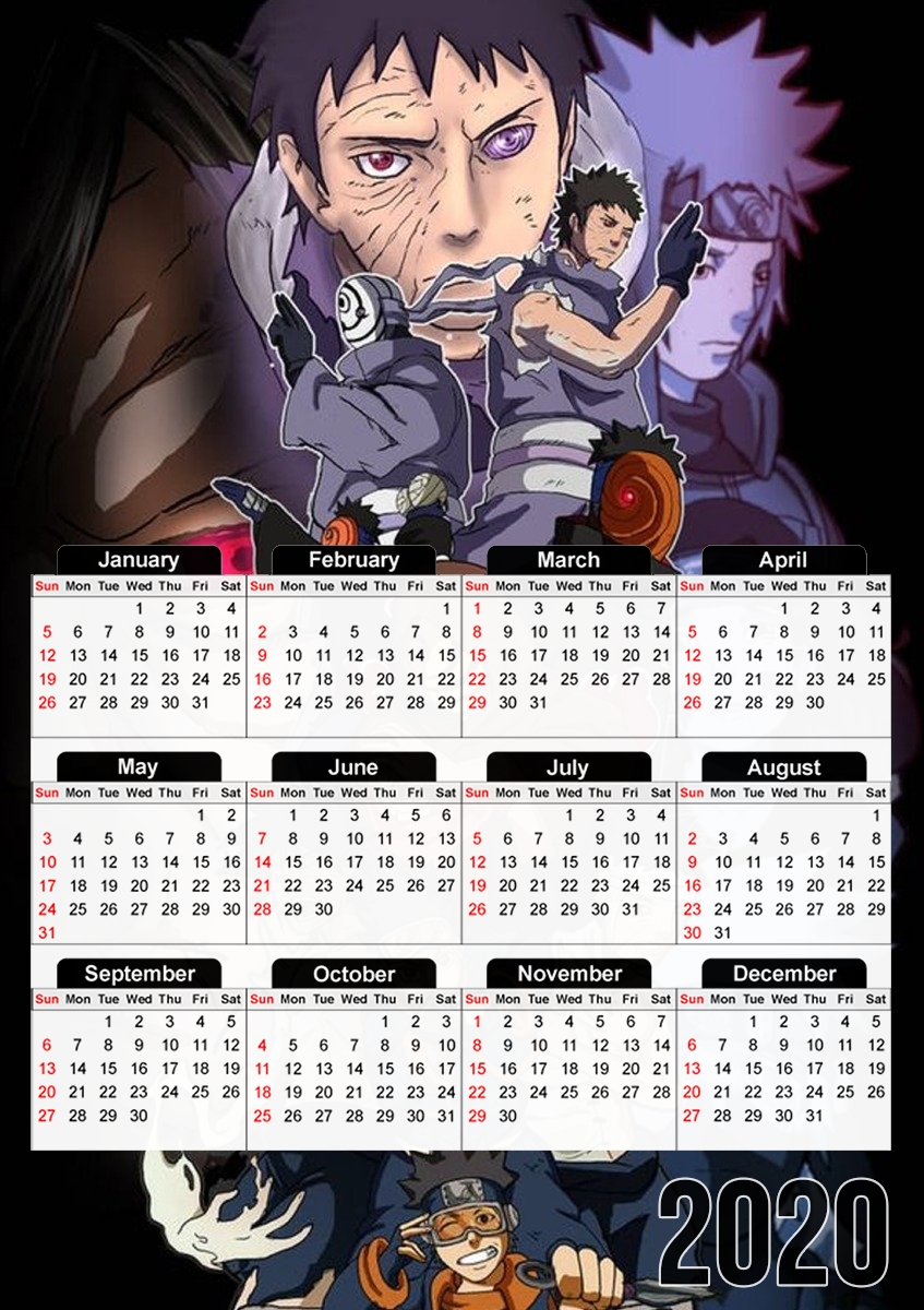  Obito Evolution for A3 Photo Calendar 30x43cm