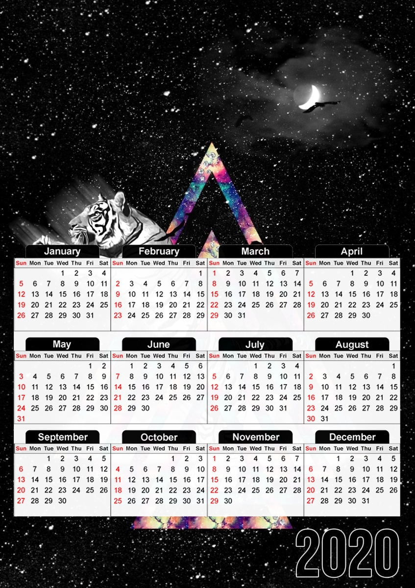  Overnight for A3 Photo Calendar 30x43cm