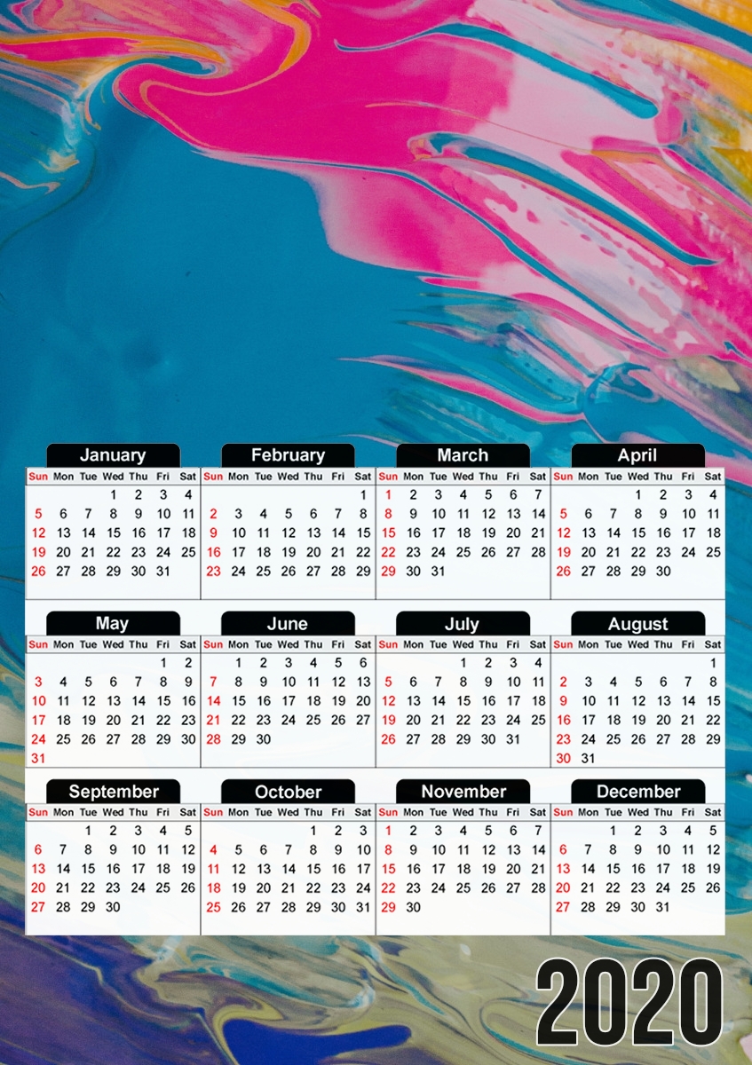  PAINT 2 for A3 Photo Calendar 30x43cm