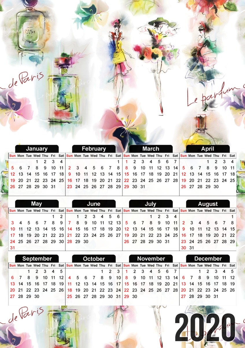  Parfum for A3 Photo Calendar 30x43cm