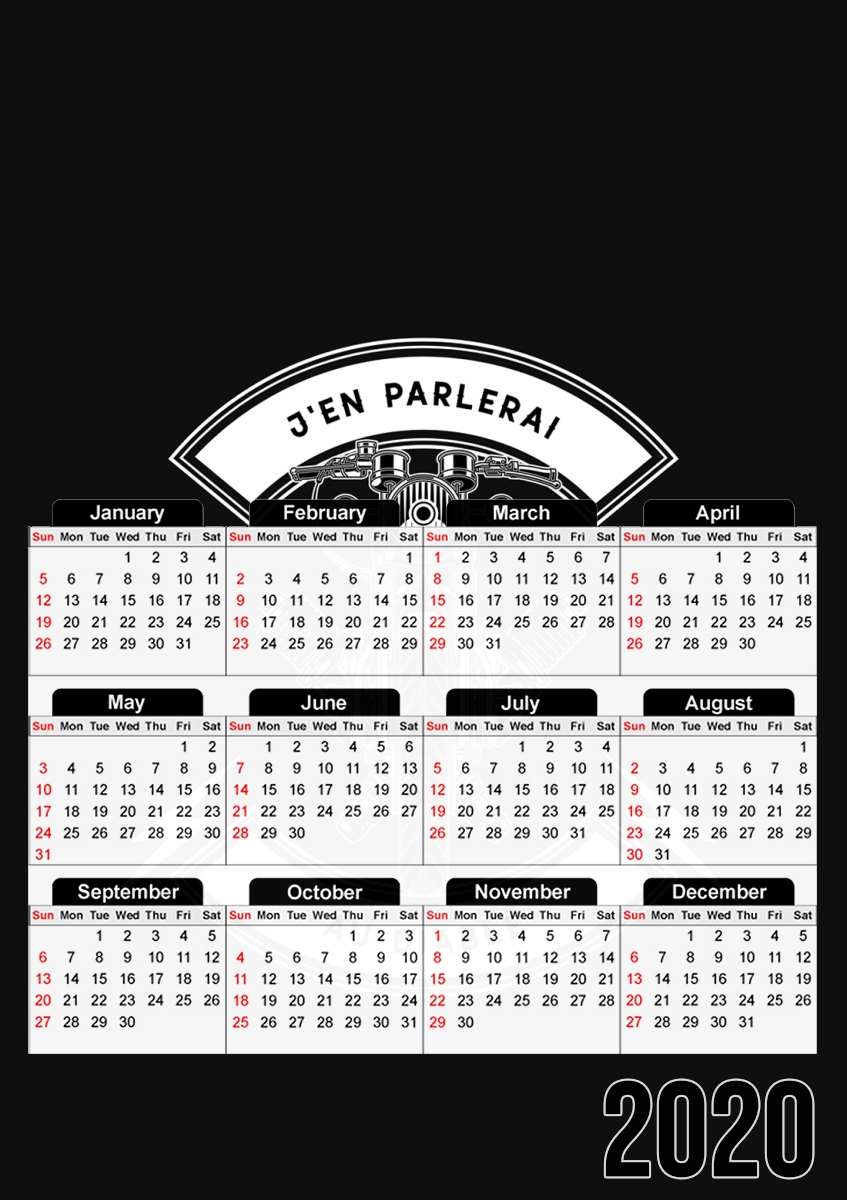  Parler au diable for A3 Photo Calendar 30x43cm