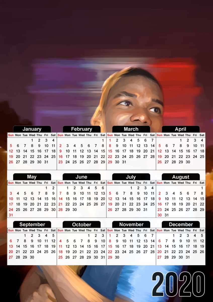  Paul France FiersdetreBleus for A3 Photo Calendar 30x43cm