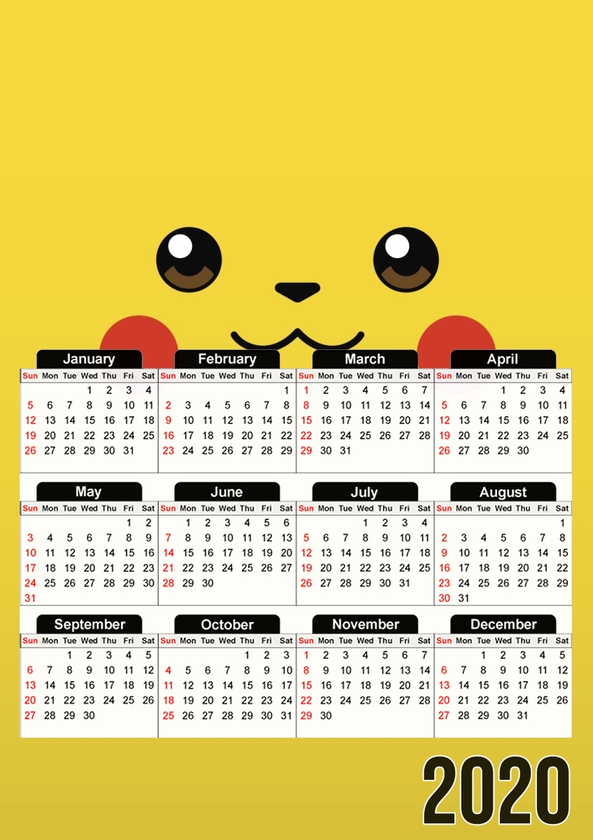  Pika II for A3 Photo Calendar 30x43cm