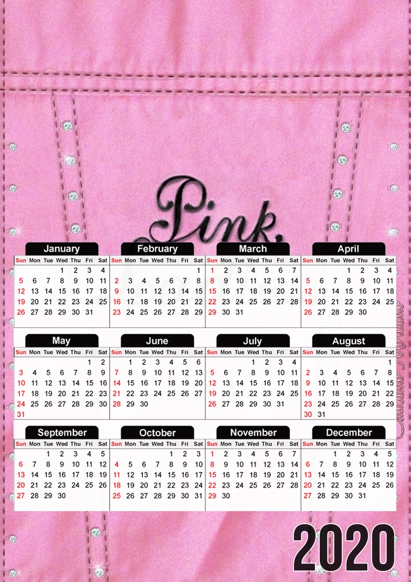  Pink Ladies Team for A3 Photo Calendar 30x43cm