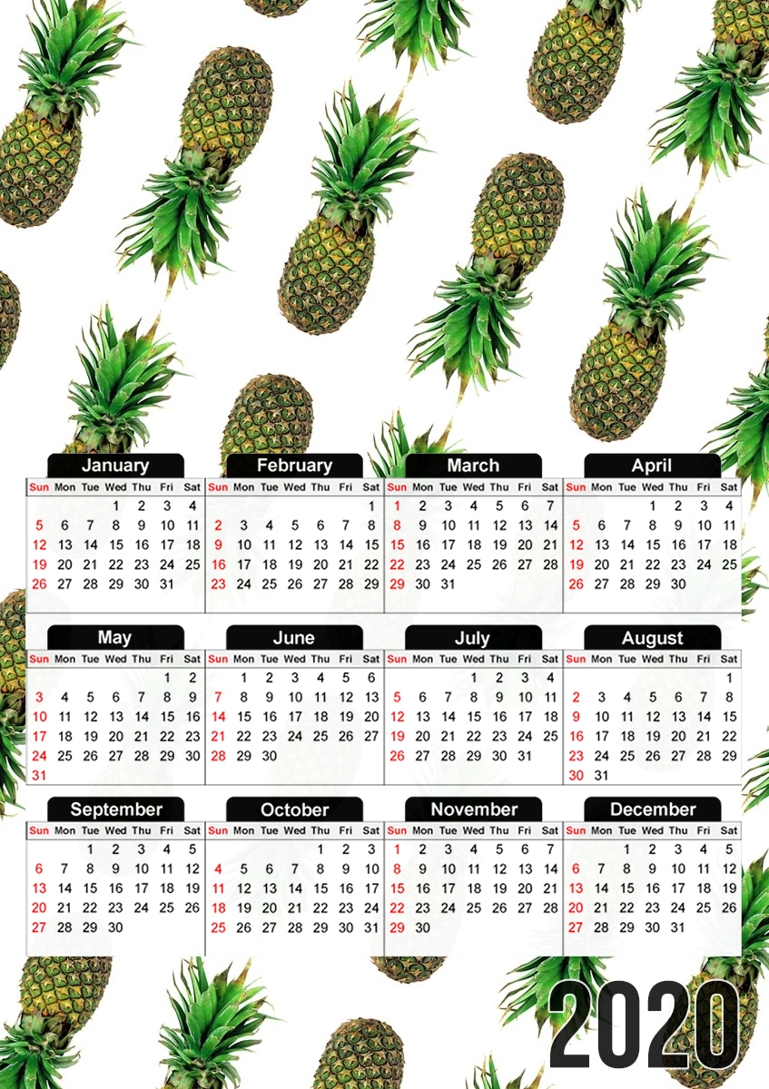  Pinpattern for A3 Photo Calendar 30x43cm