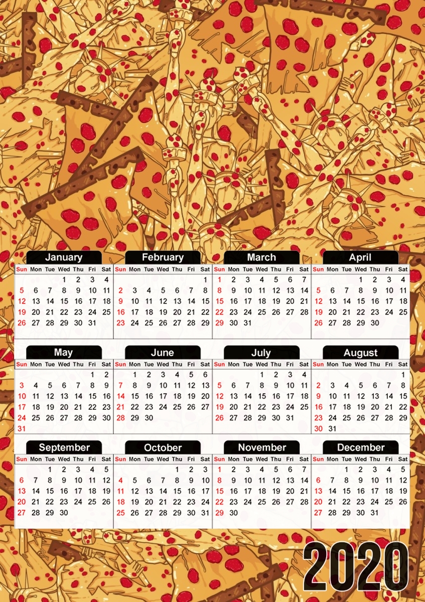  Pizza Liberty  for A3 Photo Calendar 30x43cm