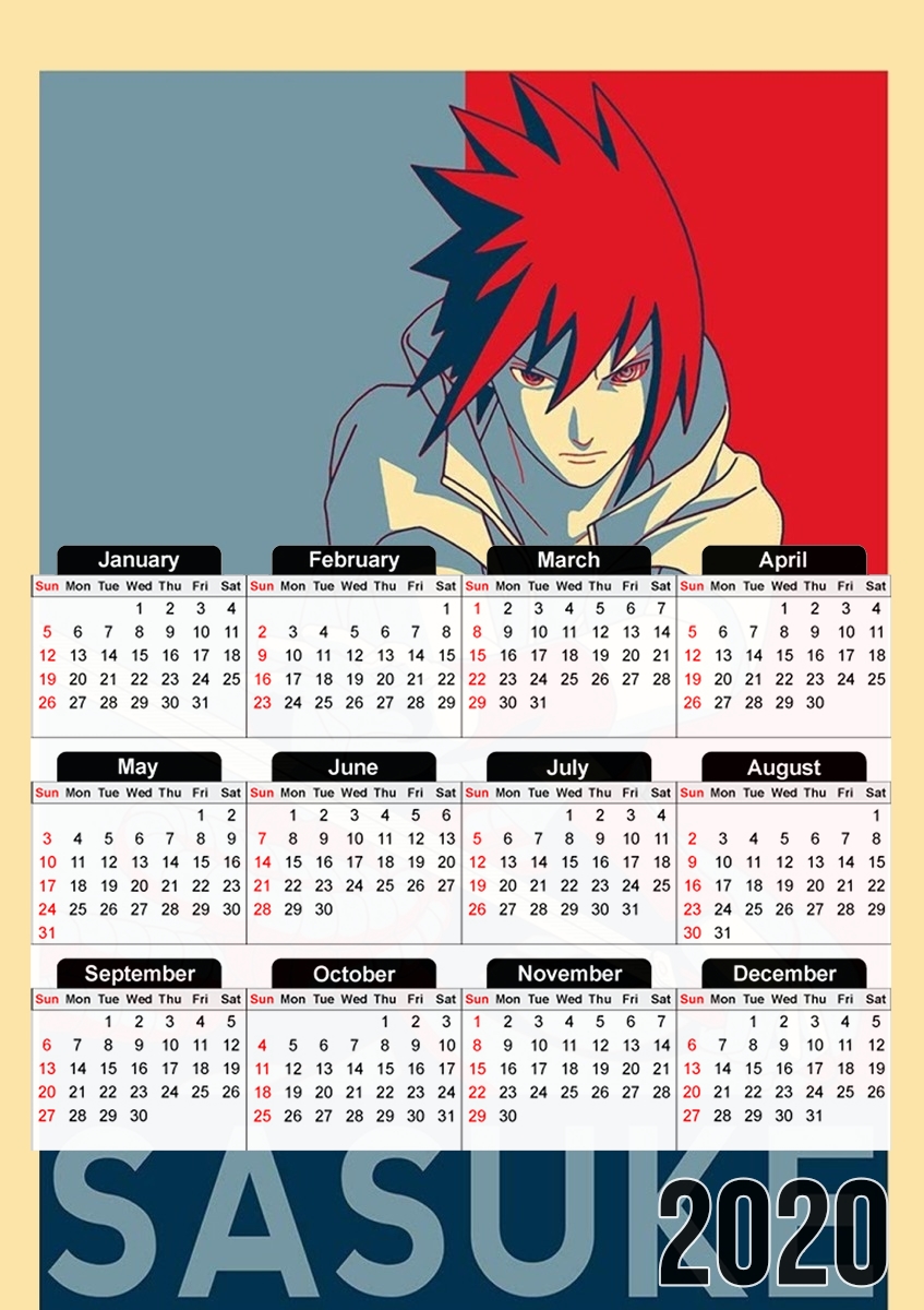  Propaganda Sasuke for A3 Photo Calendar 30x43cm