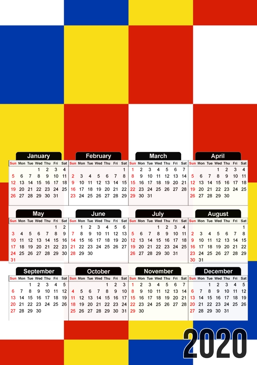  Province Anvers for A3 Photo Calendar 30x43cm