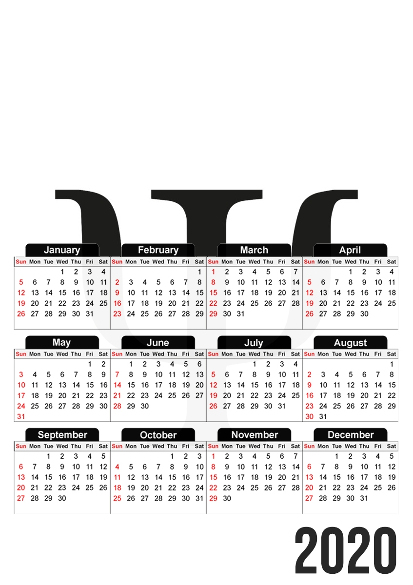  Psy Symbole Grec for A3 Photo Calendar 30x43cm