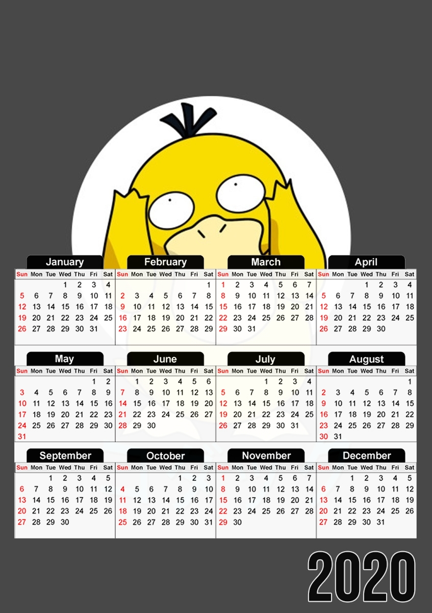  Psyduck ohlala for A3 Photo Calendar 30x43cm