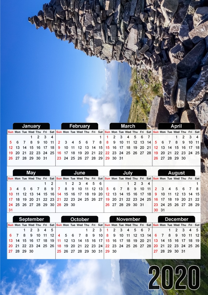  Puy mary and chain of volcanoes of auvergne for A3 Photo Calendar 30x43cm