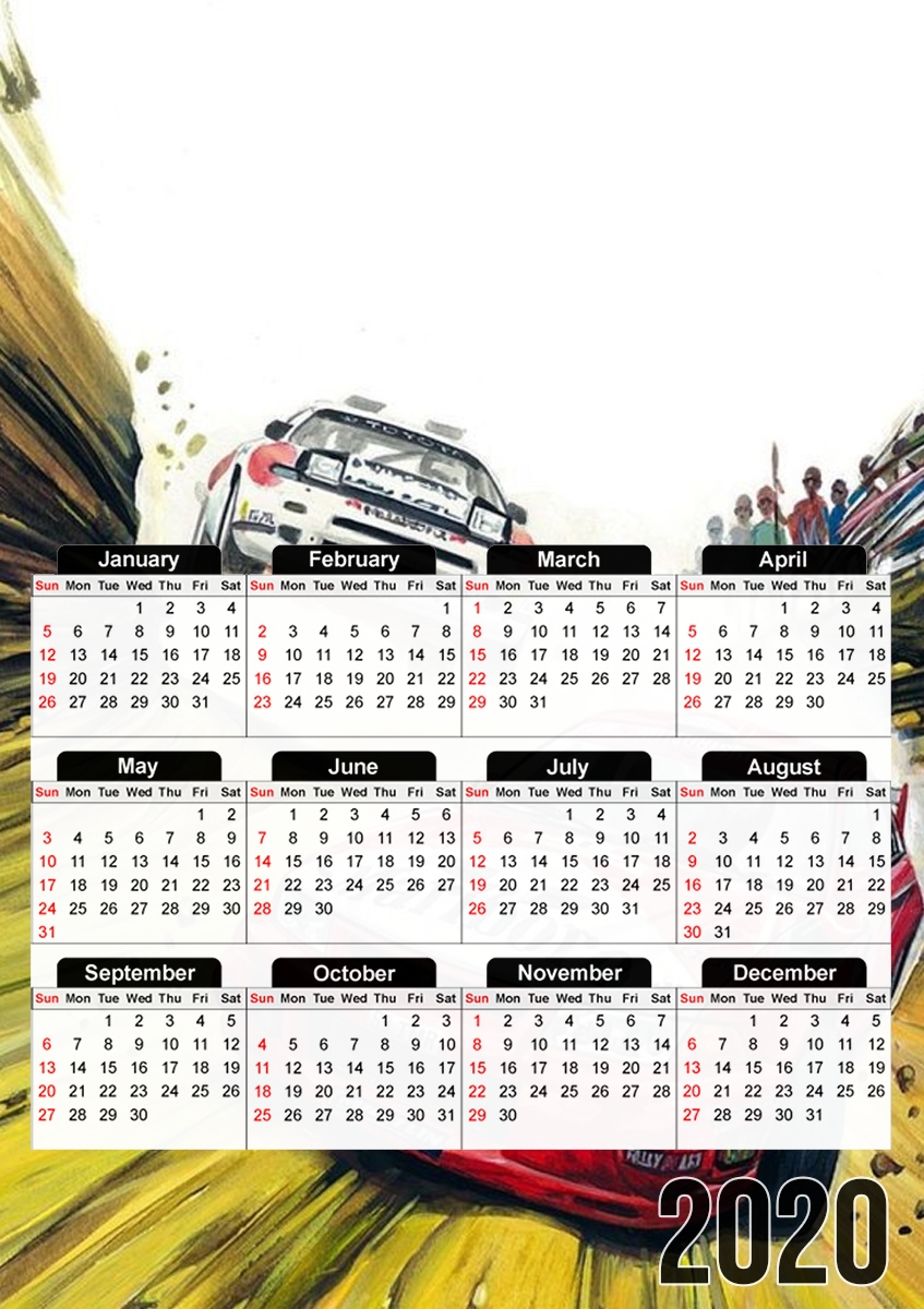  Rallye for A3 Photo Calendar 30x43cm