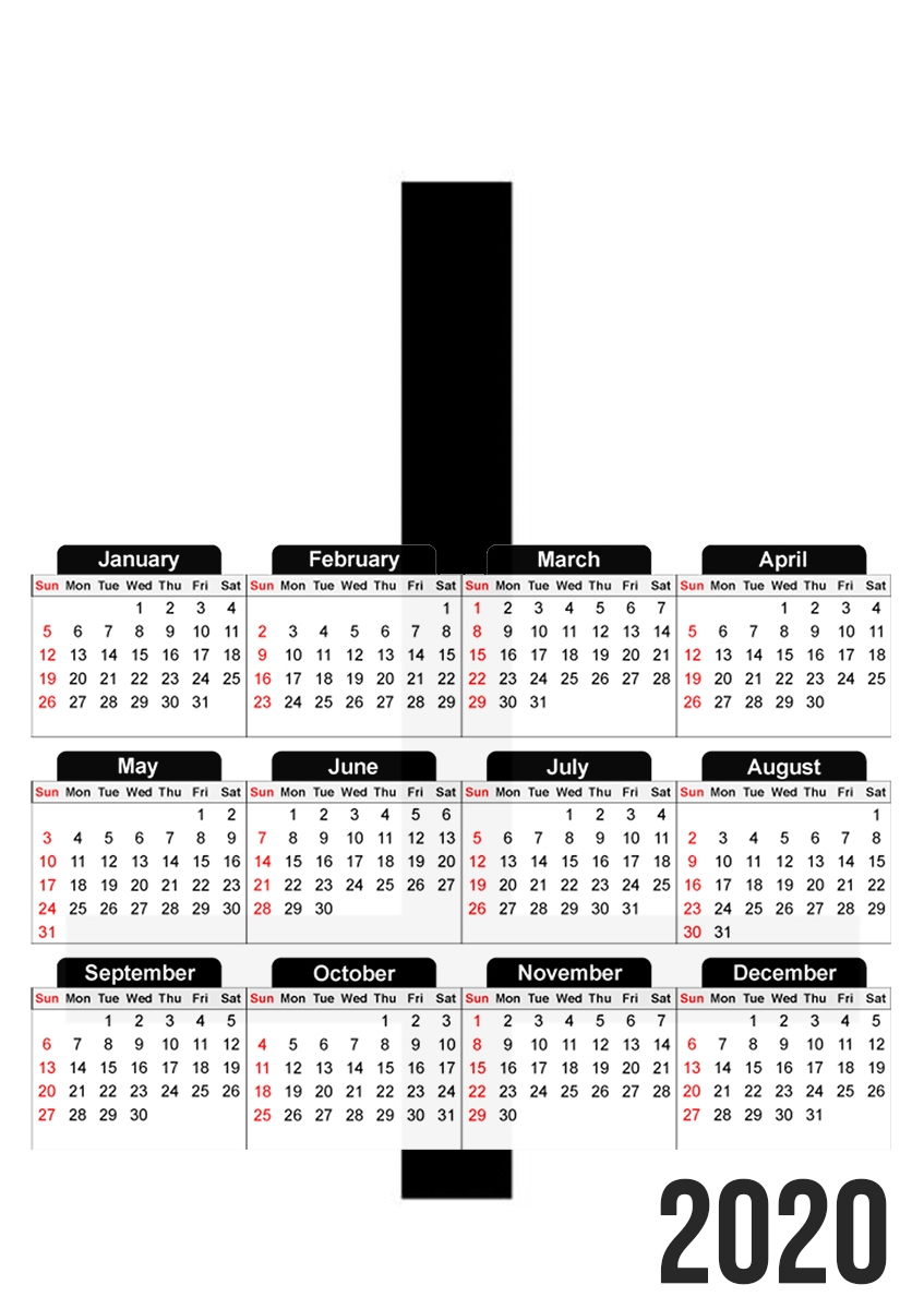  Reverse Cross for A3 Photo Calendar 30x43cm