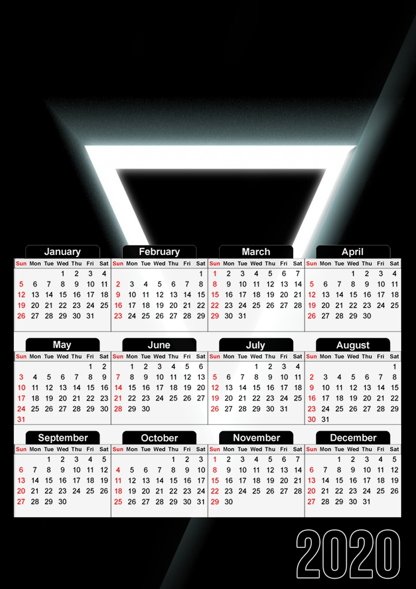  Reverse Triangle for A3 Photo Calendar 30x43cm