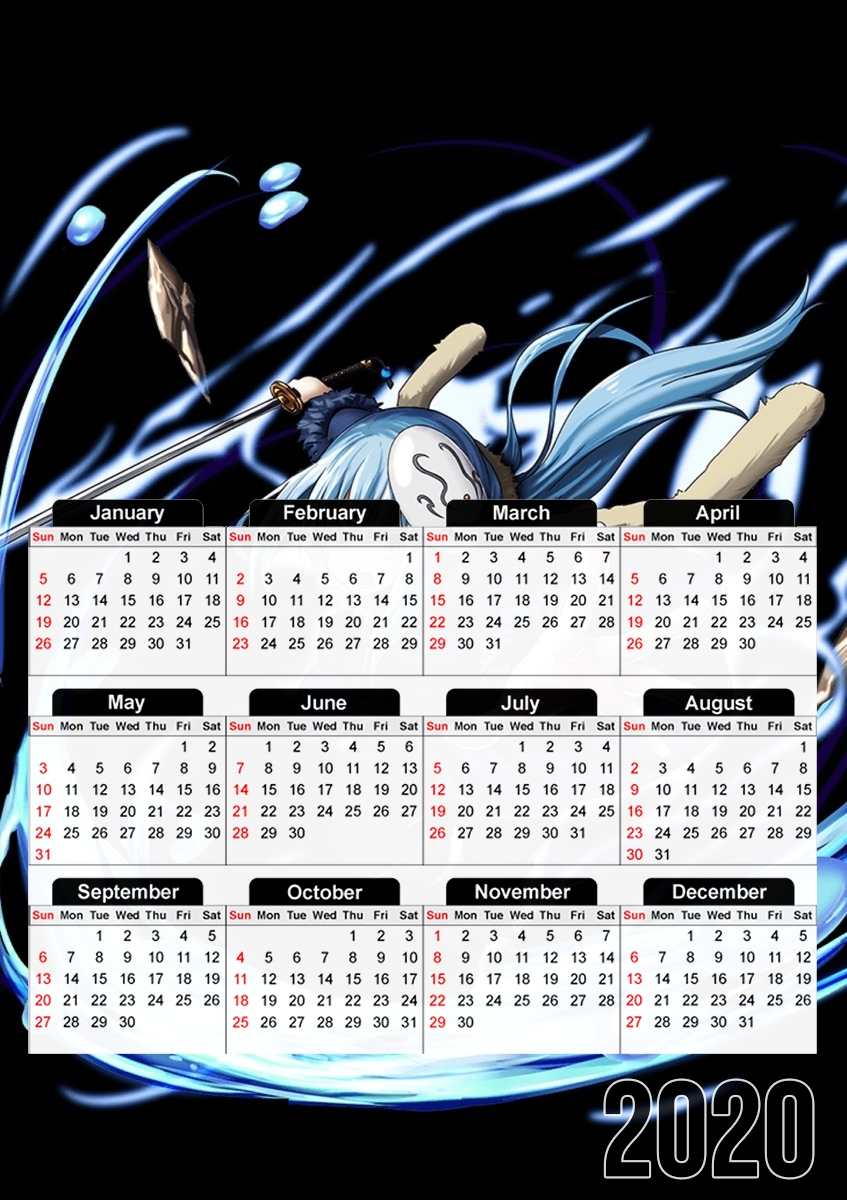  rimuru tempest for A3 Photo Calendar 30x43cm