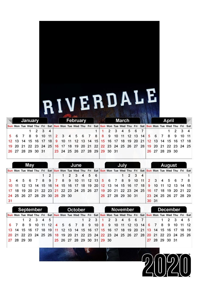  RiverDale Tribute Archie for A3 Photo Calendar 30x43cm