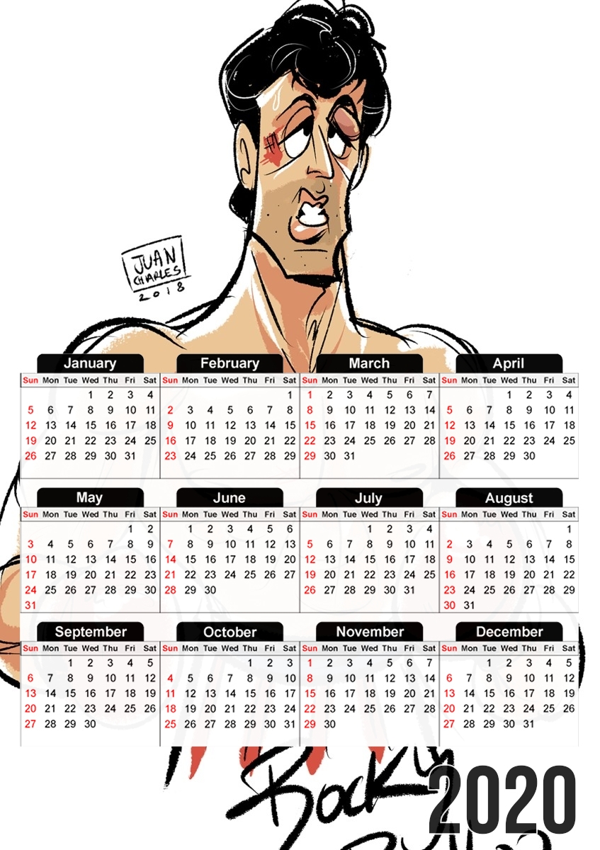  Rocky B for A3 Photo Calendar 30x43cm