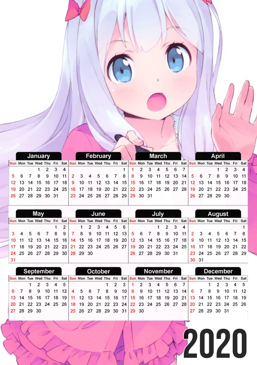  Sagiri izumi for A3 Photo Calendar 30x43cm