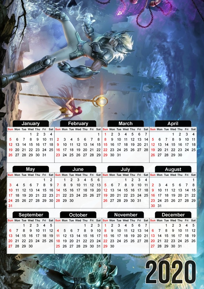  Saint Seiya for A3 Photo Calendar 30x43cm