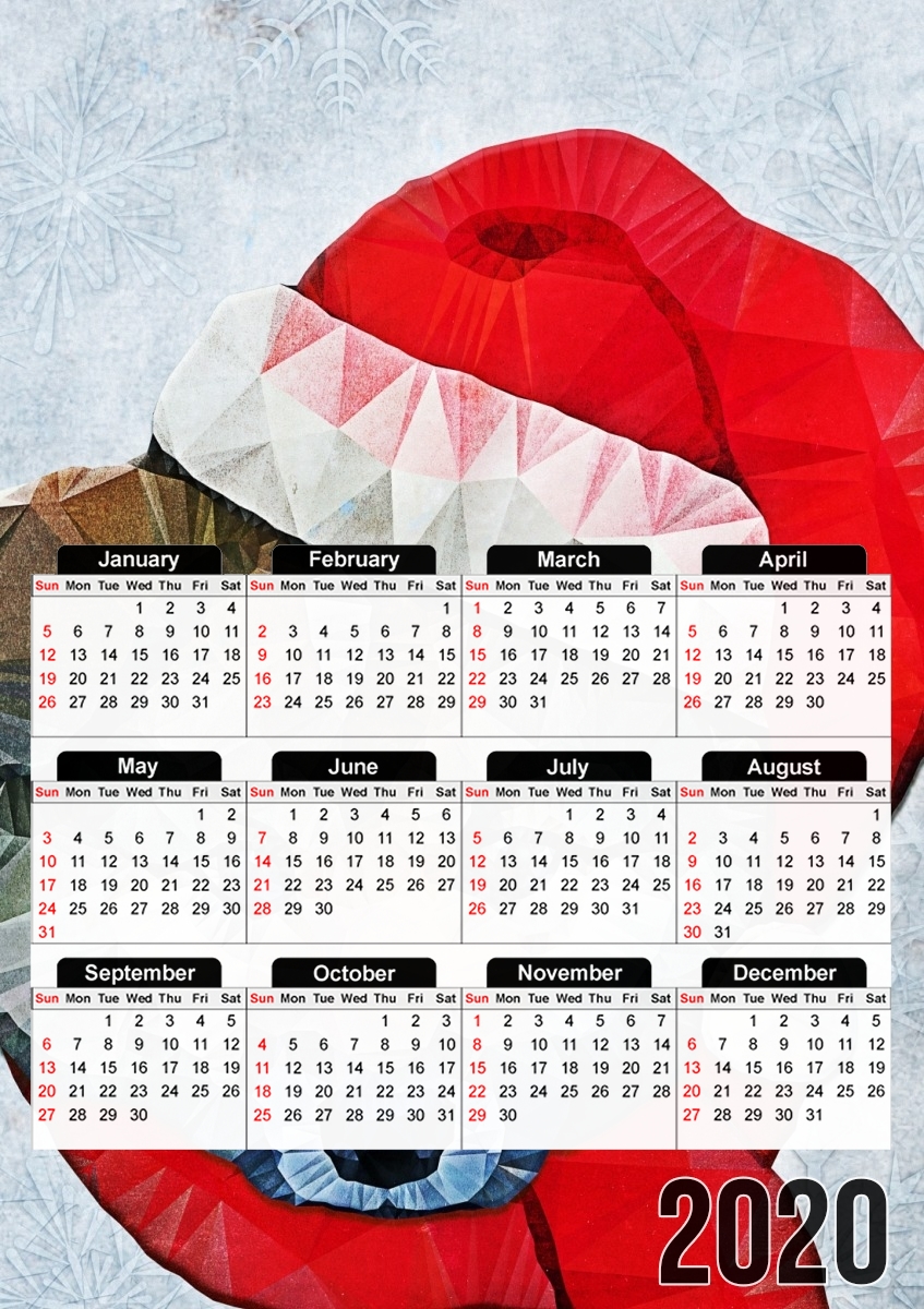  Santa Dog for A3 Photo Calendar 30x43cm