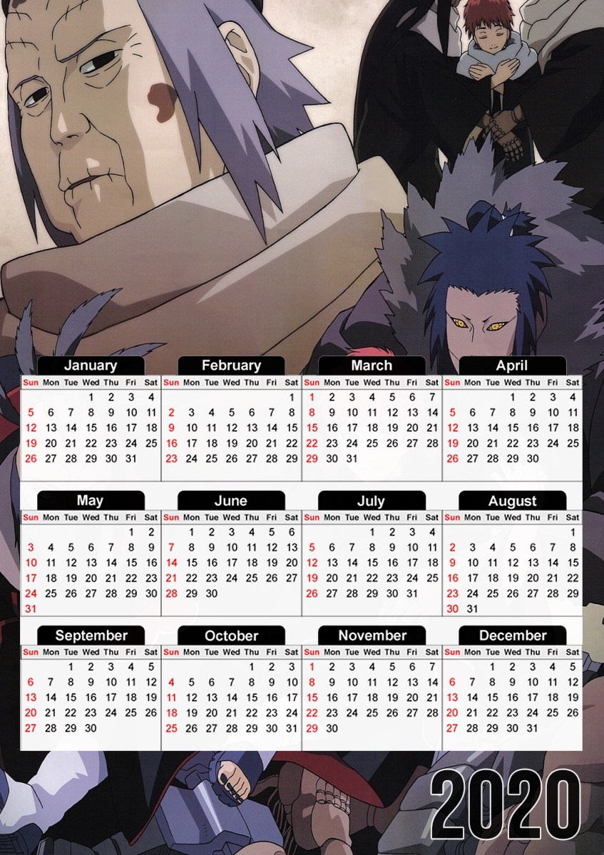  Sasori History for A3 Photo Calendar 30x43cm