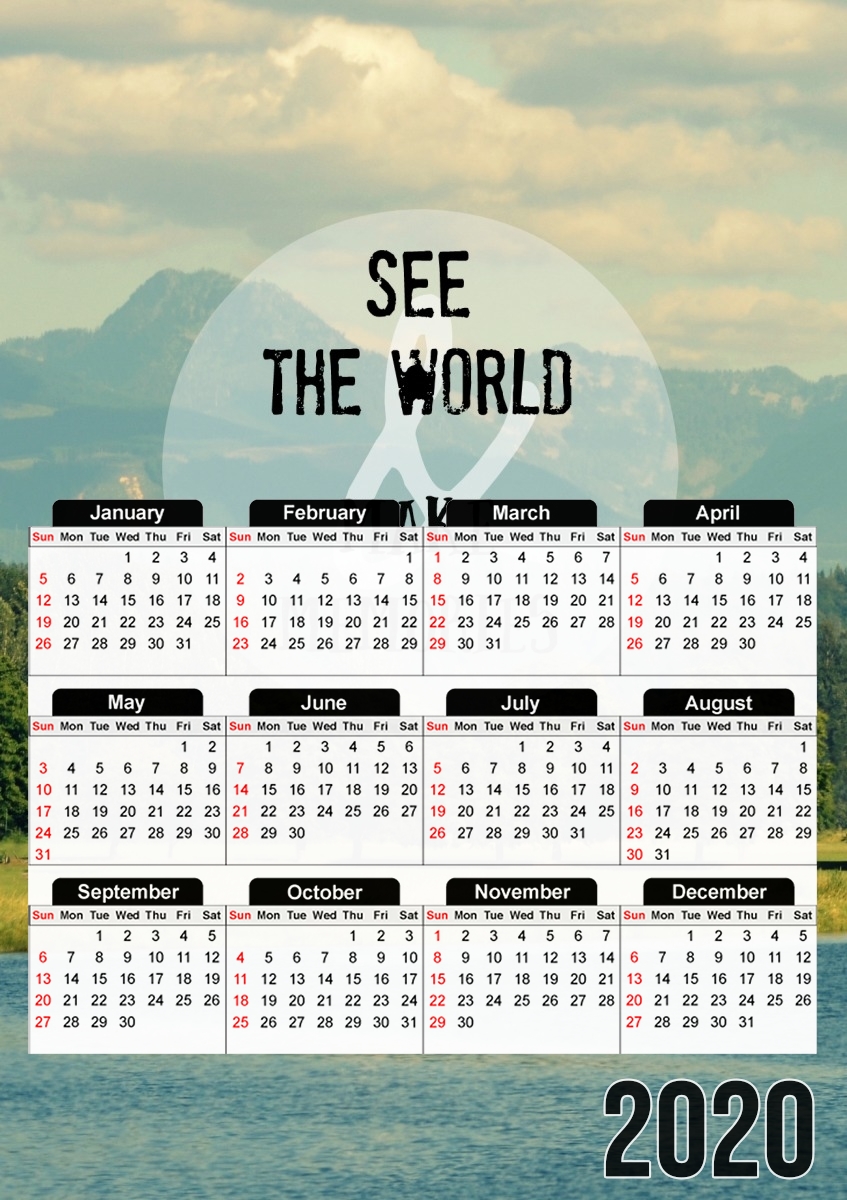  See the World for A3 Photo Calendar 30x43cm