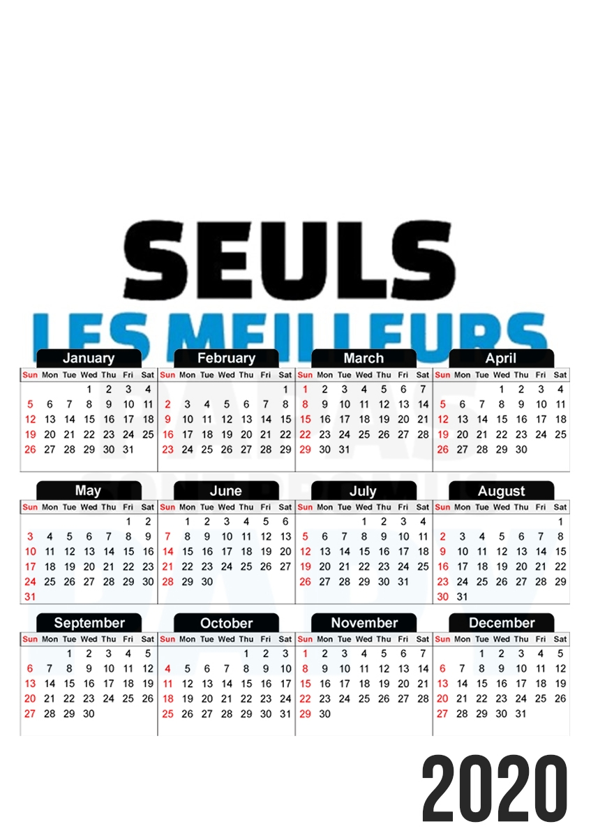  Seuls les meilleurs papas sont promus papy for A3 Photo Calendar 30x43cm