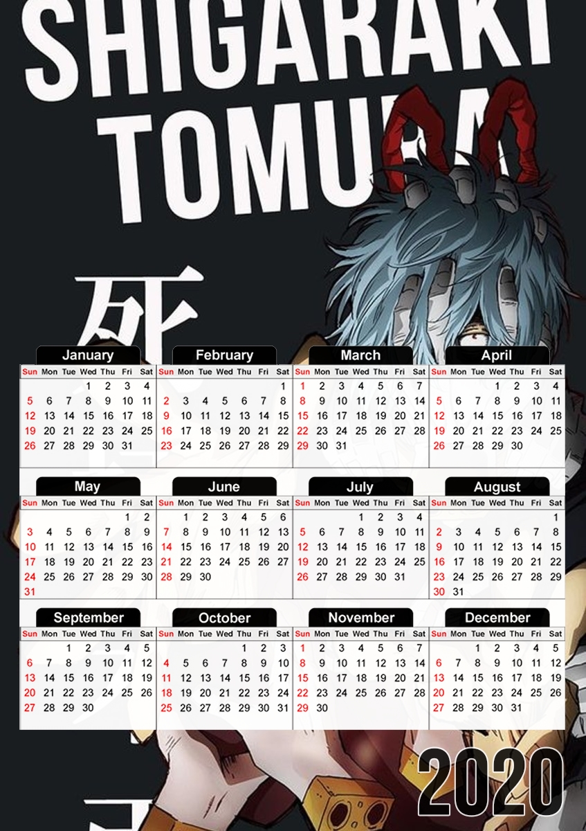  Shigaraki Tomura for A3 Photo Calendar 30x43cm