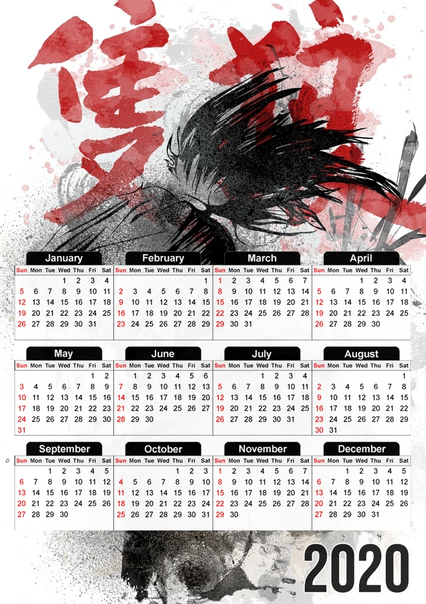  Shinobi Spirit for A3 Photo Calendar 30x43cm