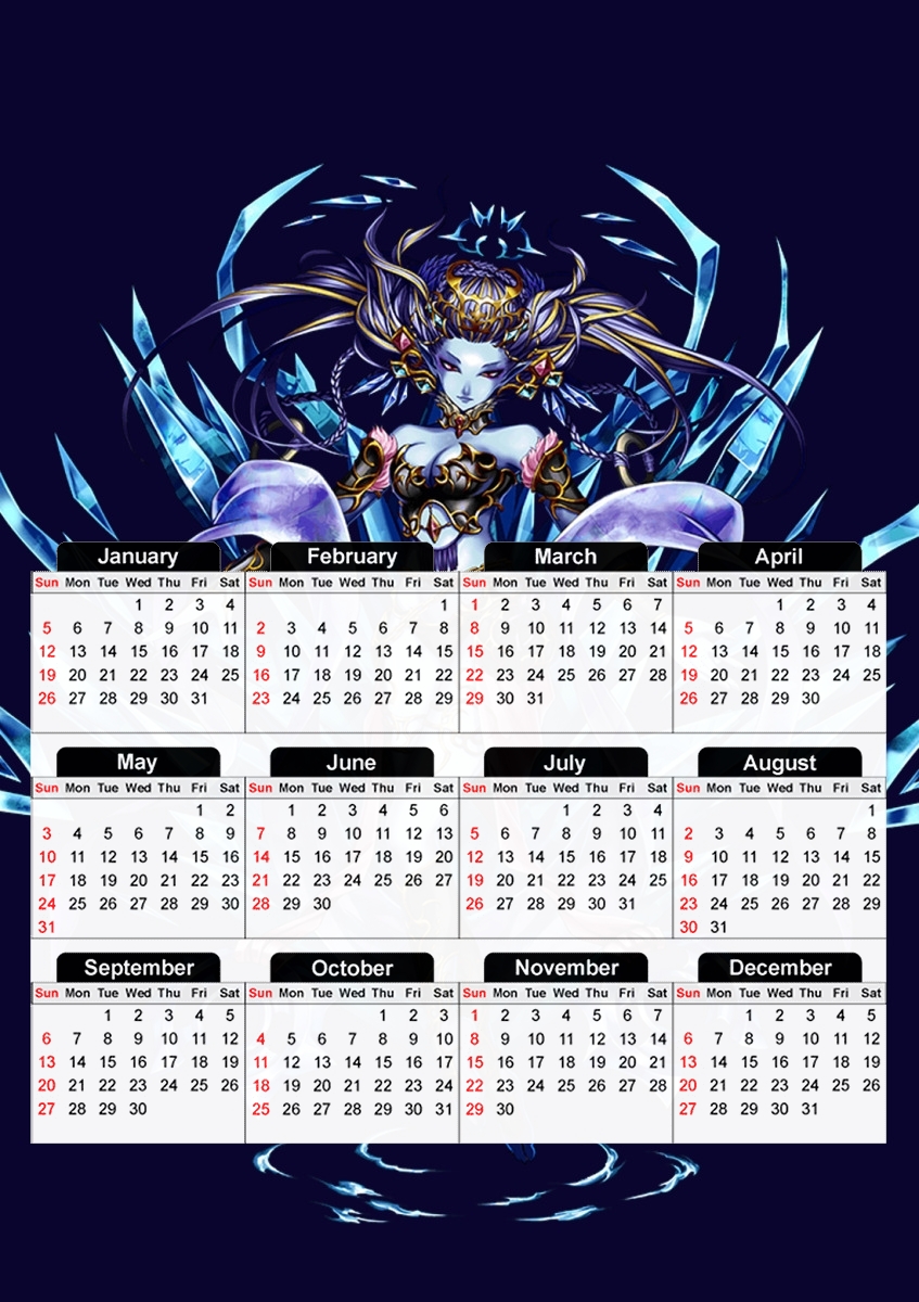  Shiva IceMaker for A3 Photo Calendar 30x43cm