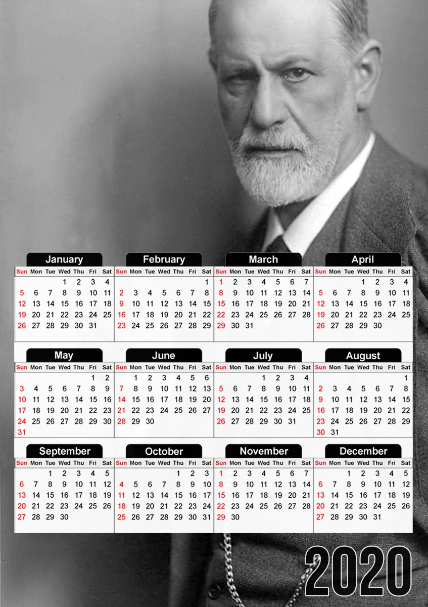  sigmund Freud for A3 Photo Calendar 30x43cm