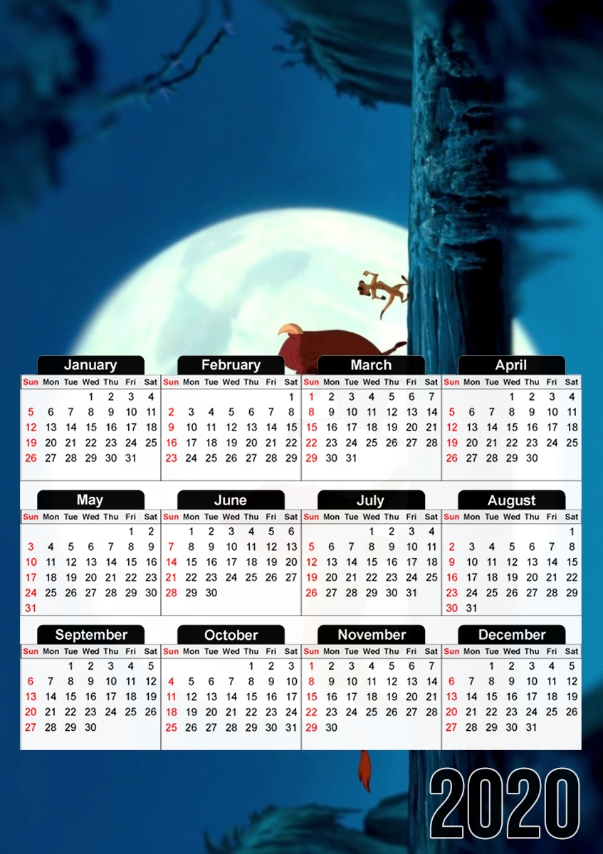  Simba Pumba Timone for A3 Photo Calendar 30x43cm