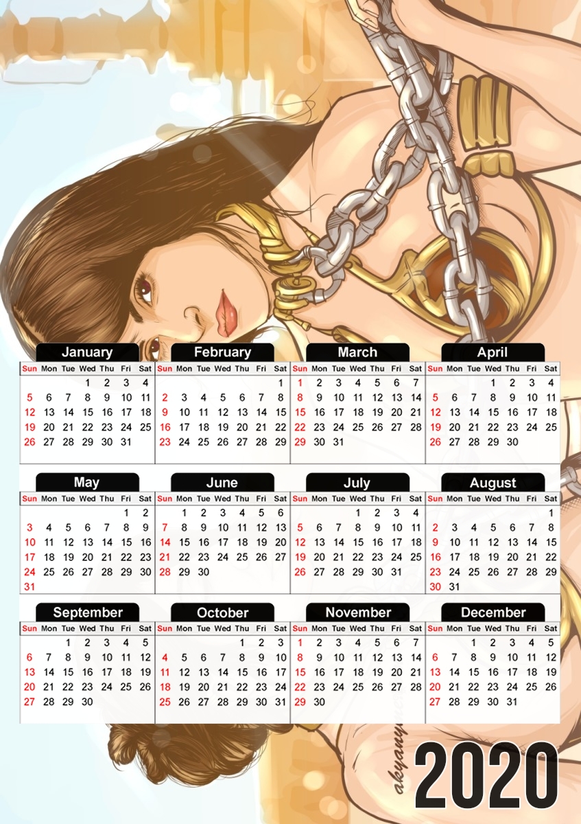  Slaves for A3 Photo Calendar 30x43cm