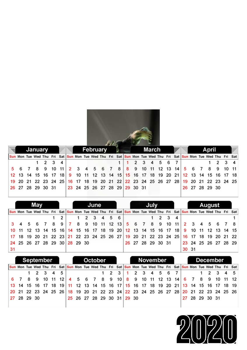  Smash for A3 Photo Calendar 30x43cm