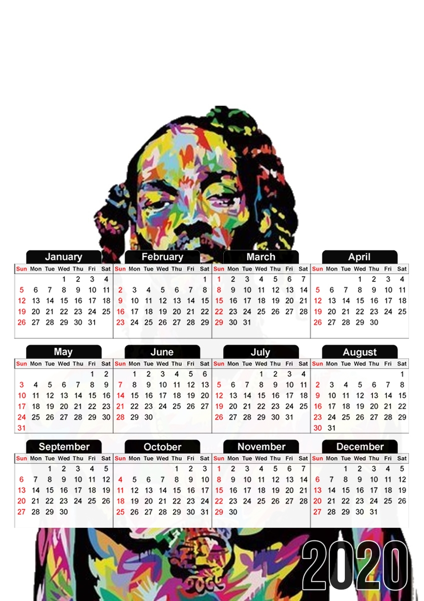  Snoop Dog for A3 Photo Calendar 30x43cm