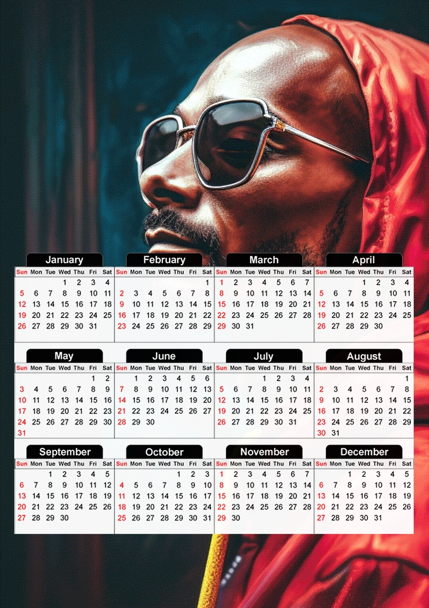  Snoop for A3 Photo Calendar 30x43cm