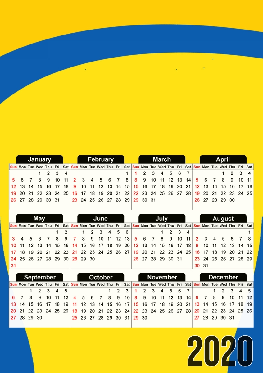  Sochaux Maillot for A3 Photo Calendar 30x43cm