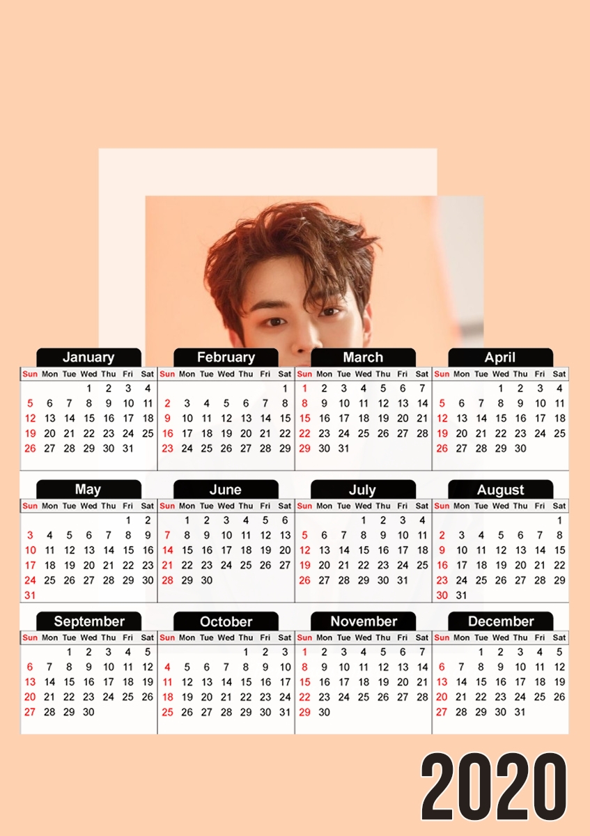  Song Kang for A3 Photo Calendar 30x43cm